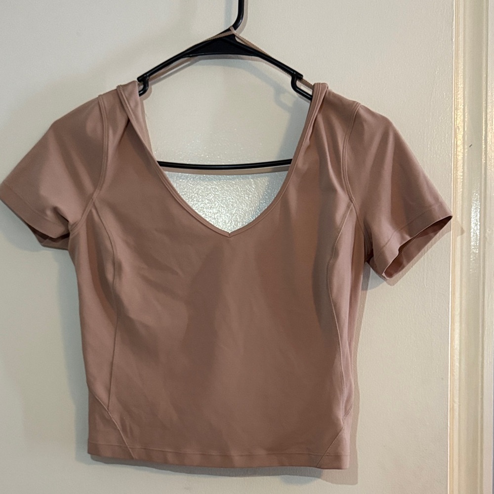 Women's V-Neck Short Sleeve Align Top